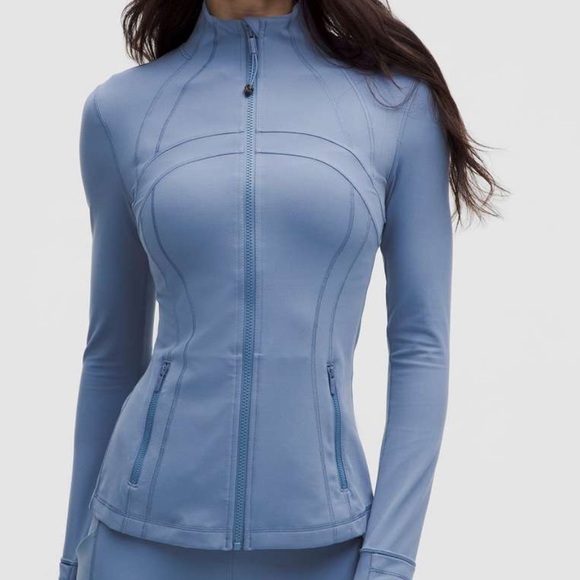 lululemon athletica Jackets & Blazers - NWOT! Lululemon Define Washed Denim Blue Full Zip Jacket Size 8
